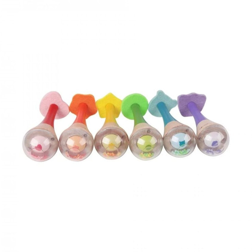 CLASSIC WORLD – RAINBOW MARACAS – ASSORTED by Classic World