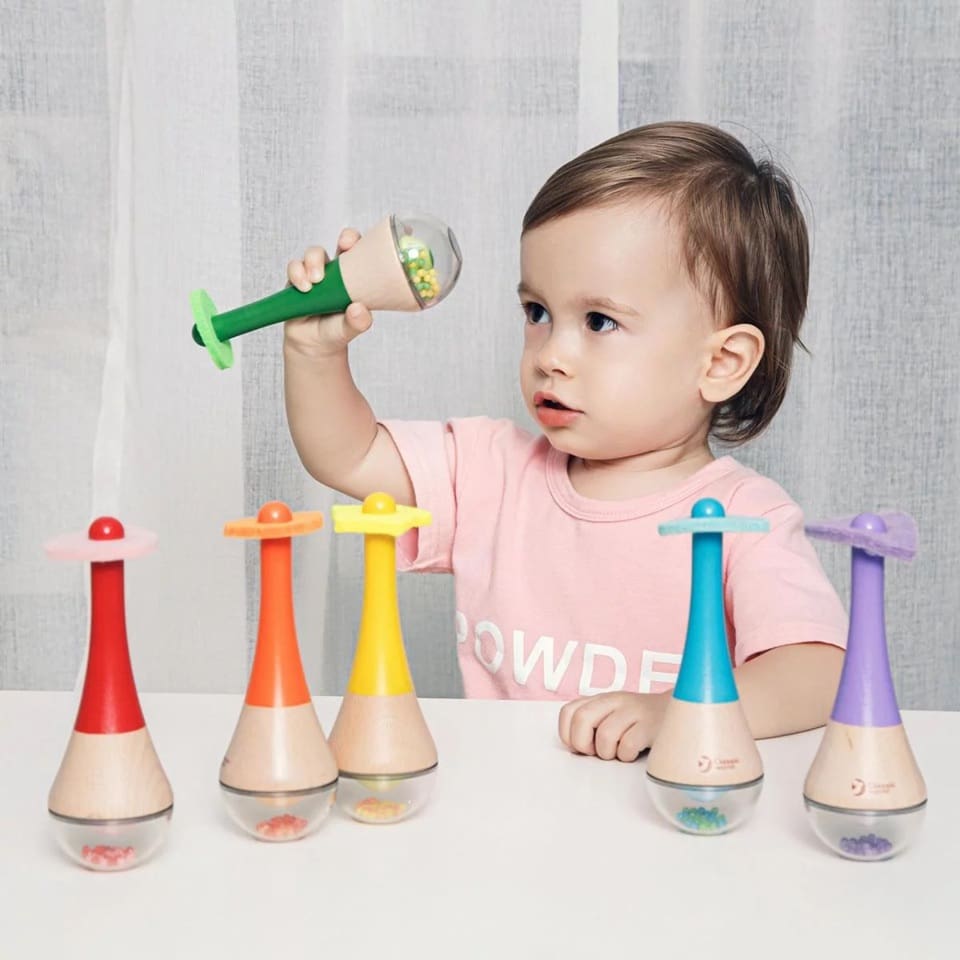 CLASSIC WORLD – RAINBOW MARACAS – ASSORTED by Classic World