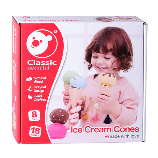 CLASSSIC WORLD ICE CREAM CONES20 by Classic World