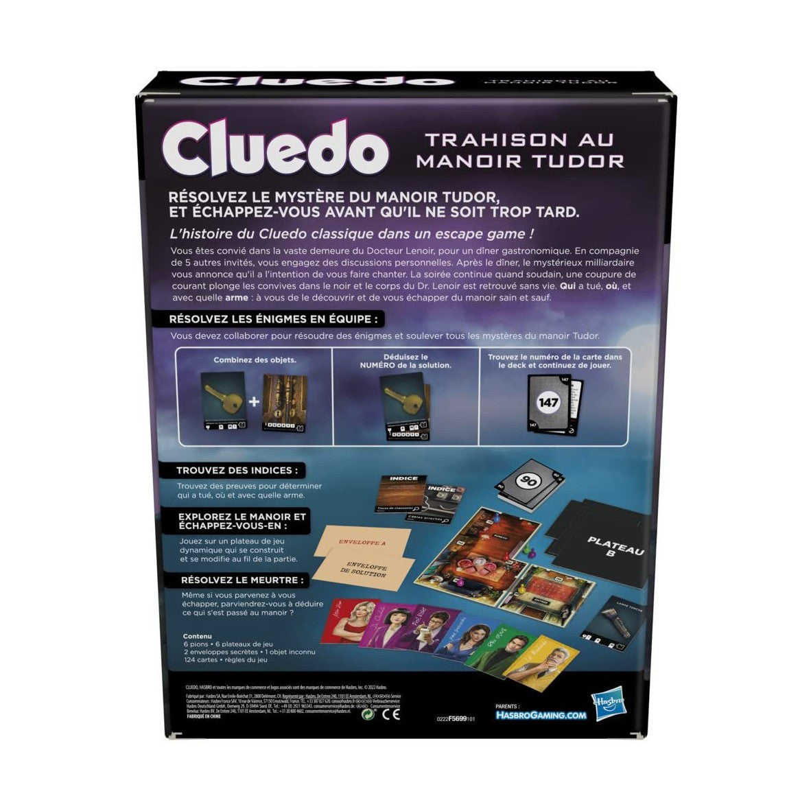 CLUEDO : TRAHISON AU MANOIR TUDOR by Hasbro