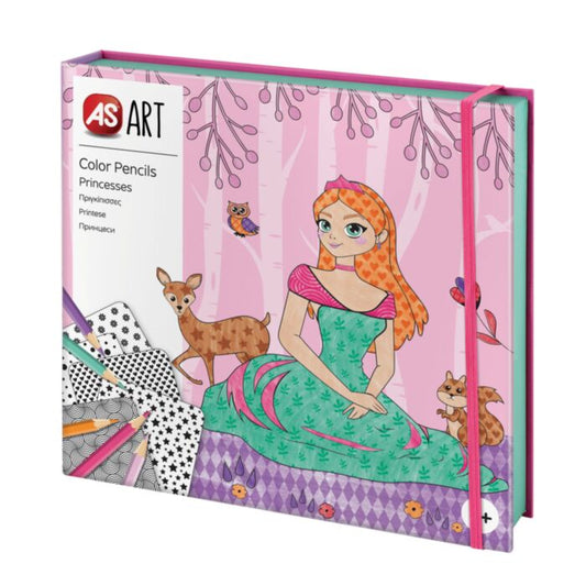 COLOR PENCILS PRINCESSES by AS Art