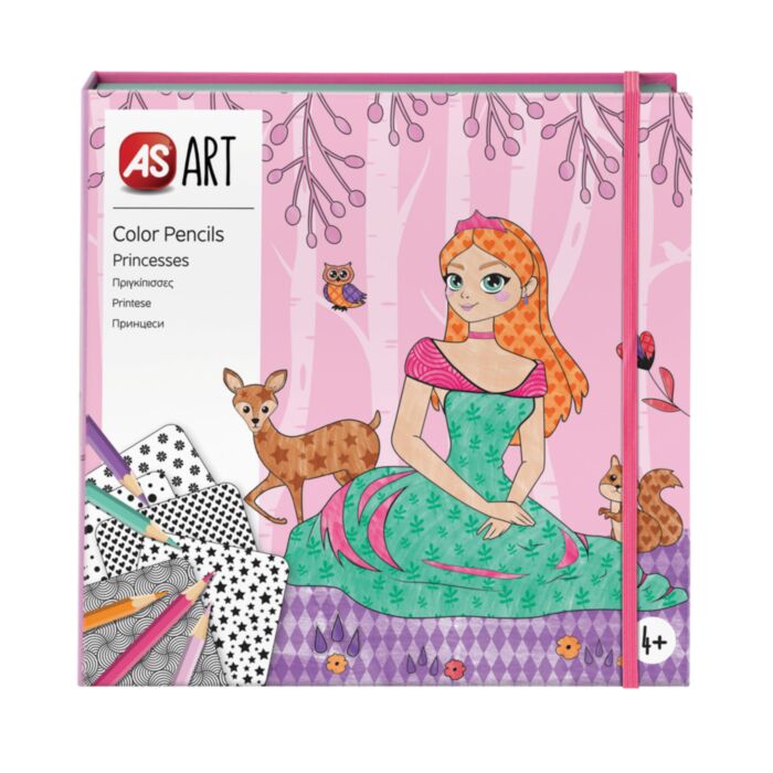 COLOR PENCILS PRINCESSES by AS Art