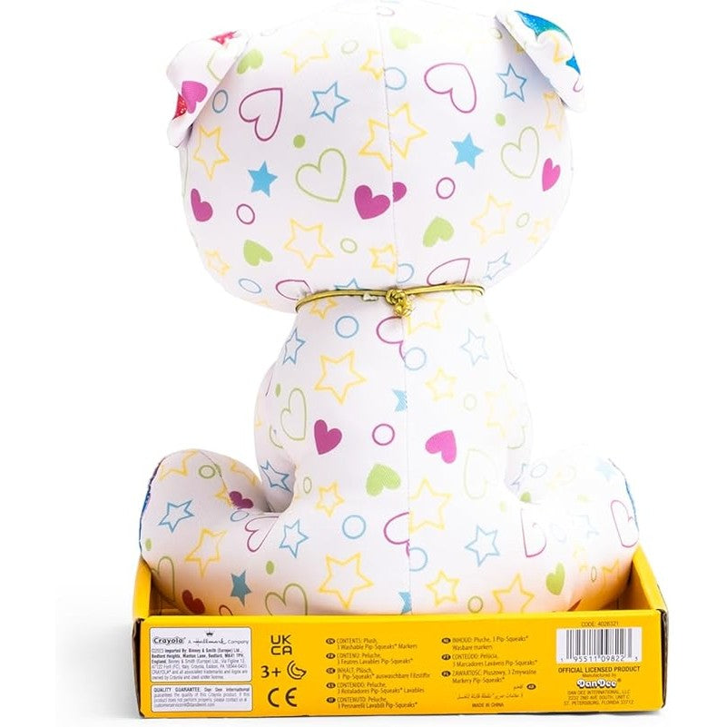 CRAYOLA - Colour Me Plush, Colouring Plush with 3 Markers by Crayola