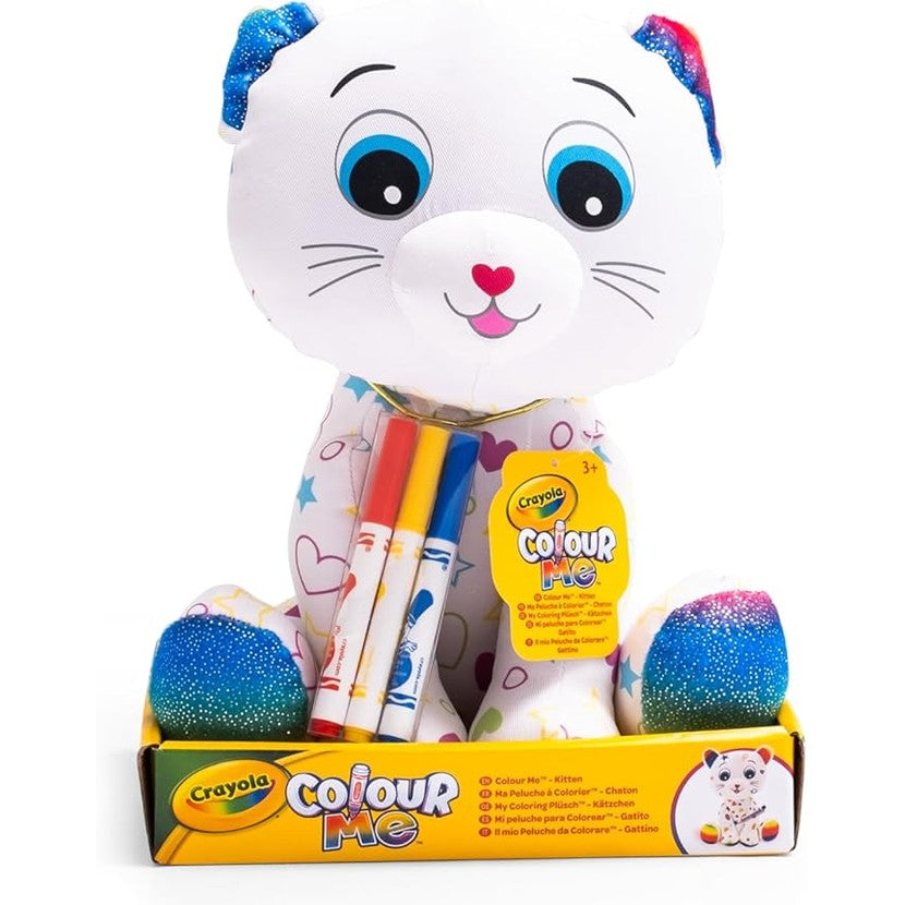 CRAYOLA - Colour Me Plush, Colouring Plush with 3 Markers by Crayola