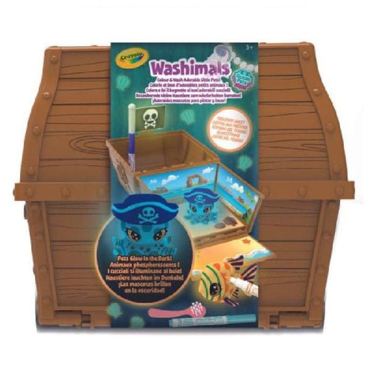 CRAYOLA – WASHIMALS OCEON GLOW PETS – TRESURE CHEST by Crayola