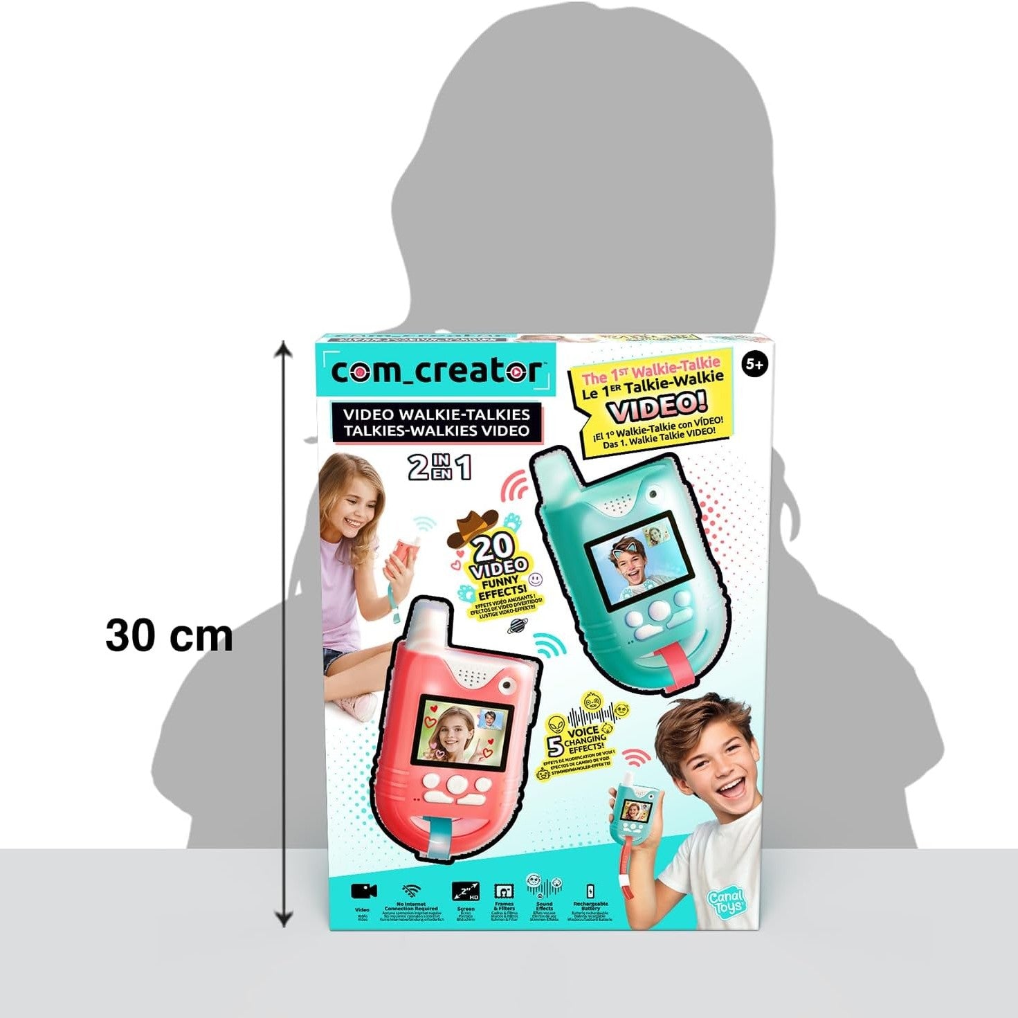 Canal Toys - 2-in-1 Video Walkie-Talkie by Canal Toys