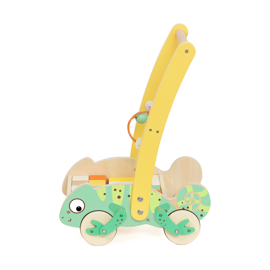 Chameleon Baby Walker with Blocks by Classic World