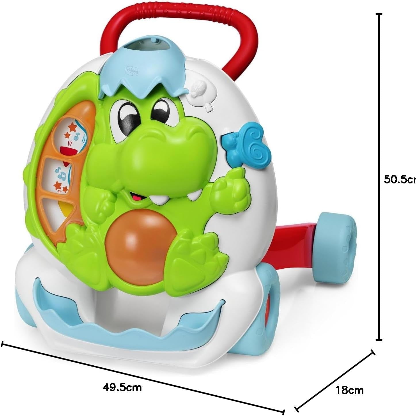 Chicco First Steps Dinosaur Shaped Toddler Walker by Chicco