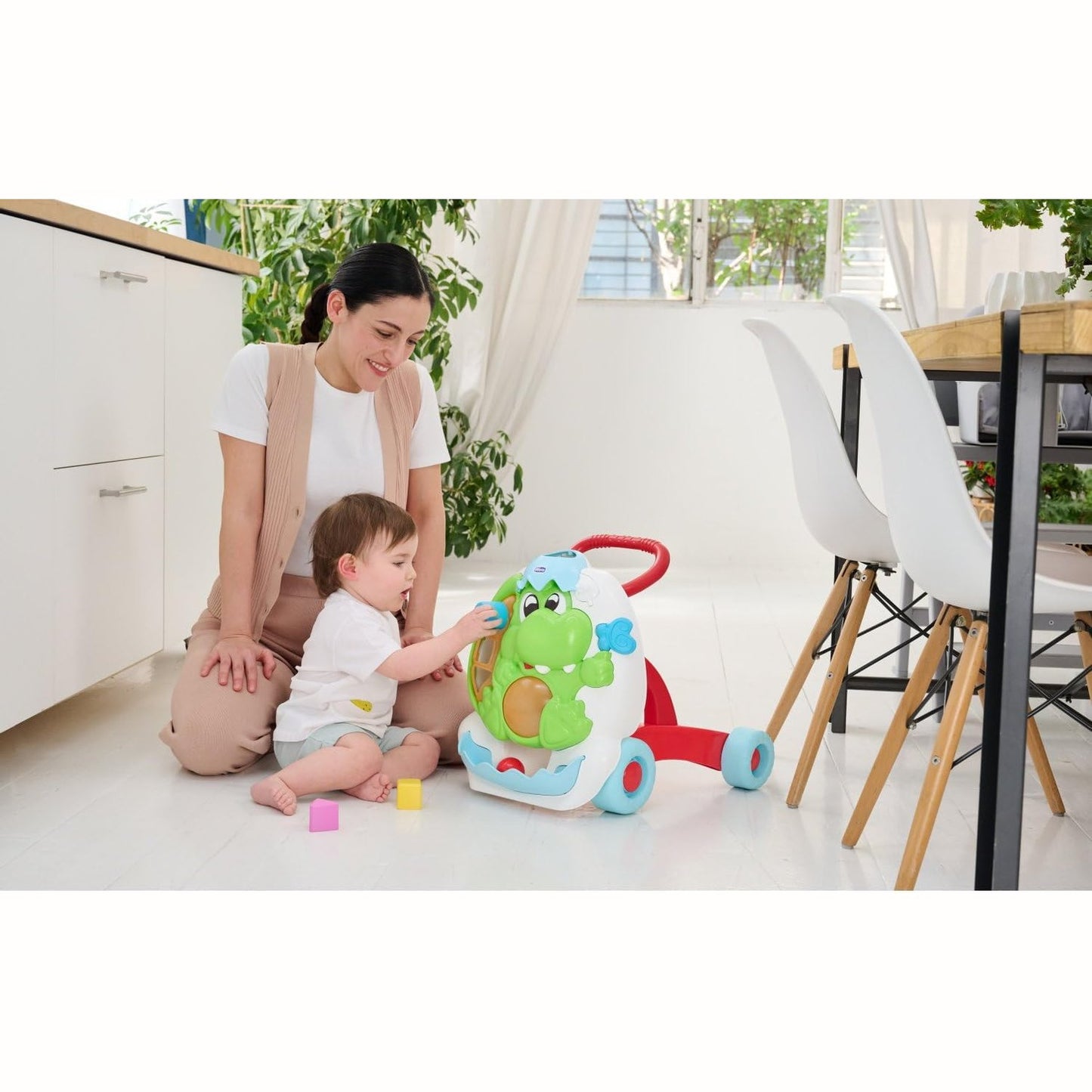Chicco First Steps Dinosaur Shaped Toddler Walker by Chicco