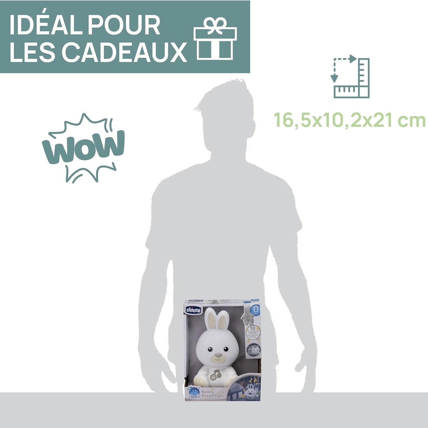 Chicco Night Light Rabbit Design by Chicco