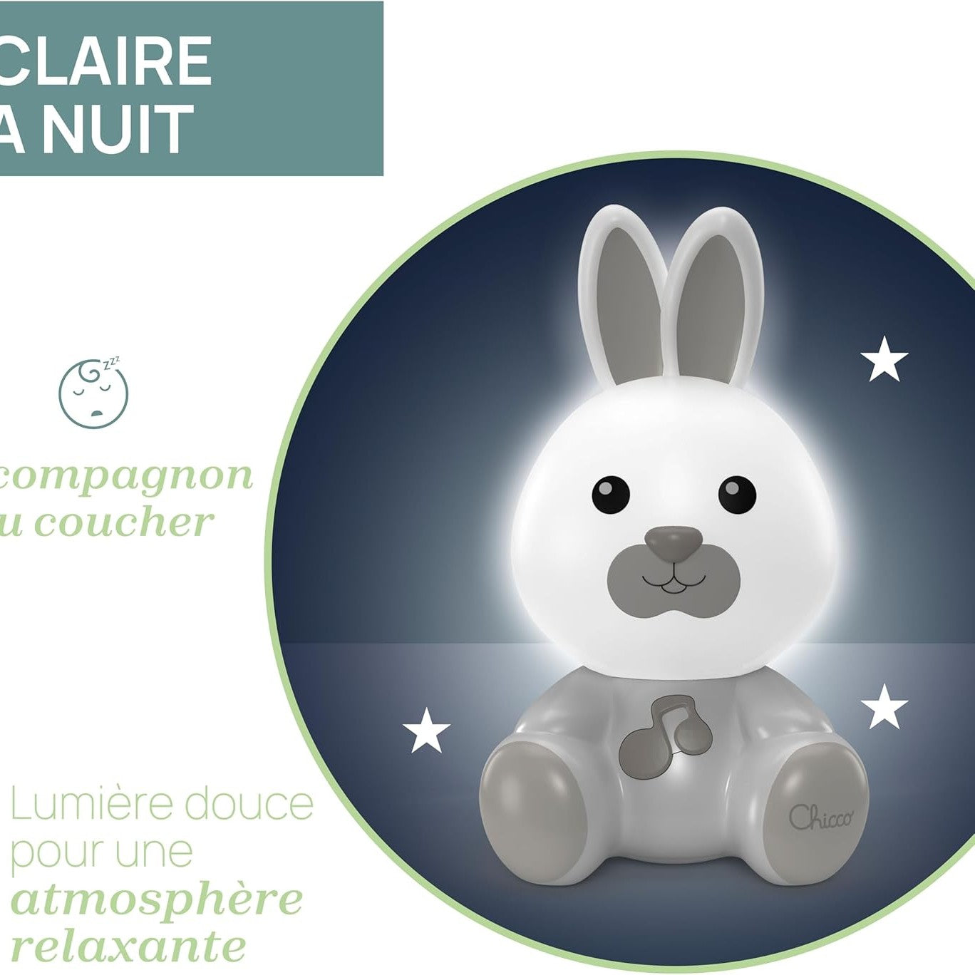Chicco Night Light Rabbit Design by Chicco