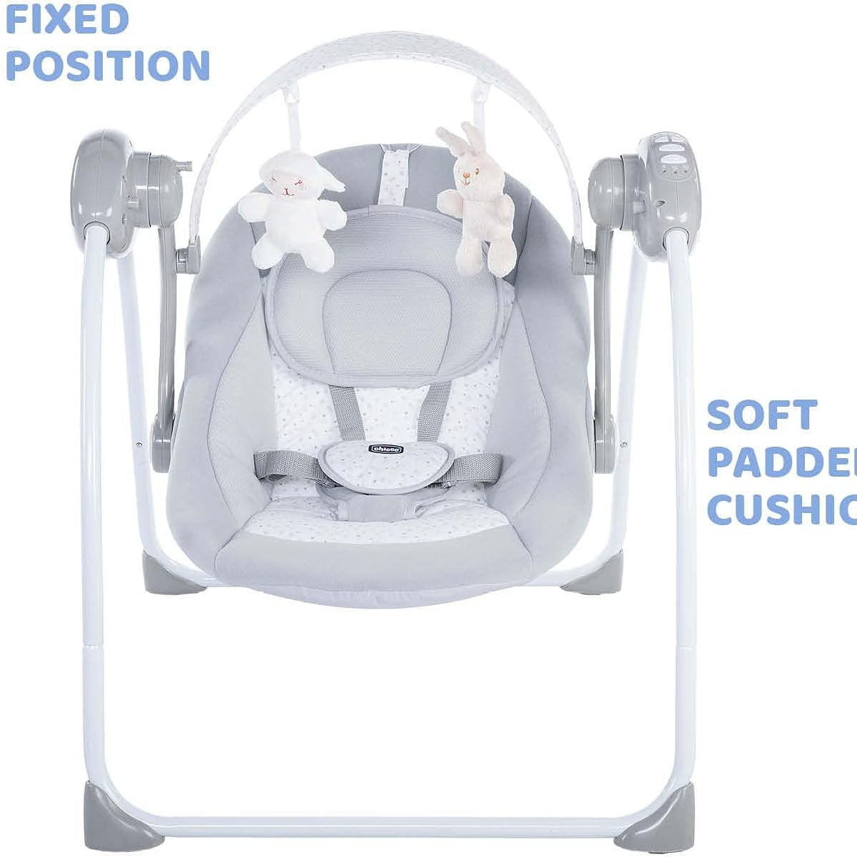 Chicco Relax & Play Swing for Babies, Cool Grey by Chicco