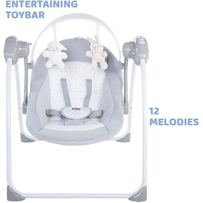Chicco Relax & Play Swing for Babies, Cool Grey by Chicco
