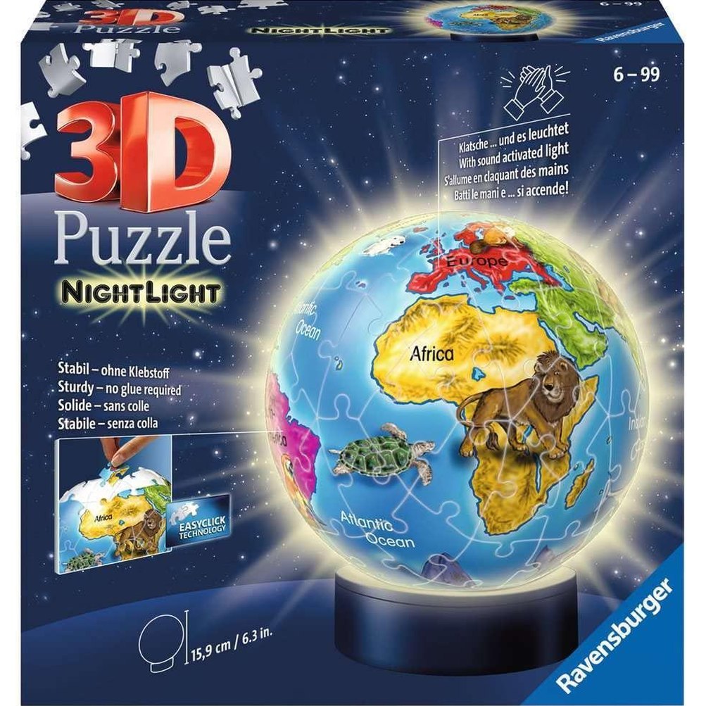 Children’s Globe Night Edition - 3D puzzle by Ravensburger