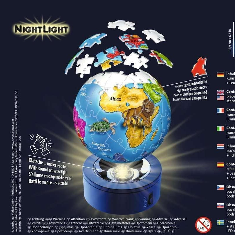 Children’s Globe Night Edition - 3D puzzle by Ravensburger