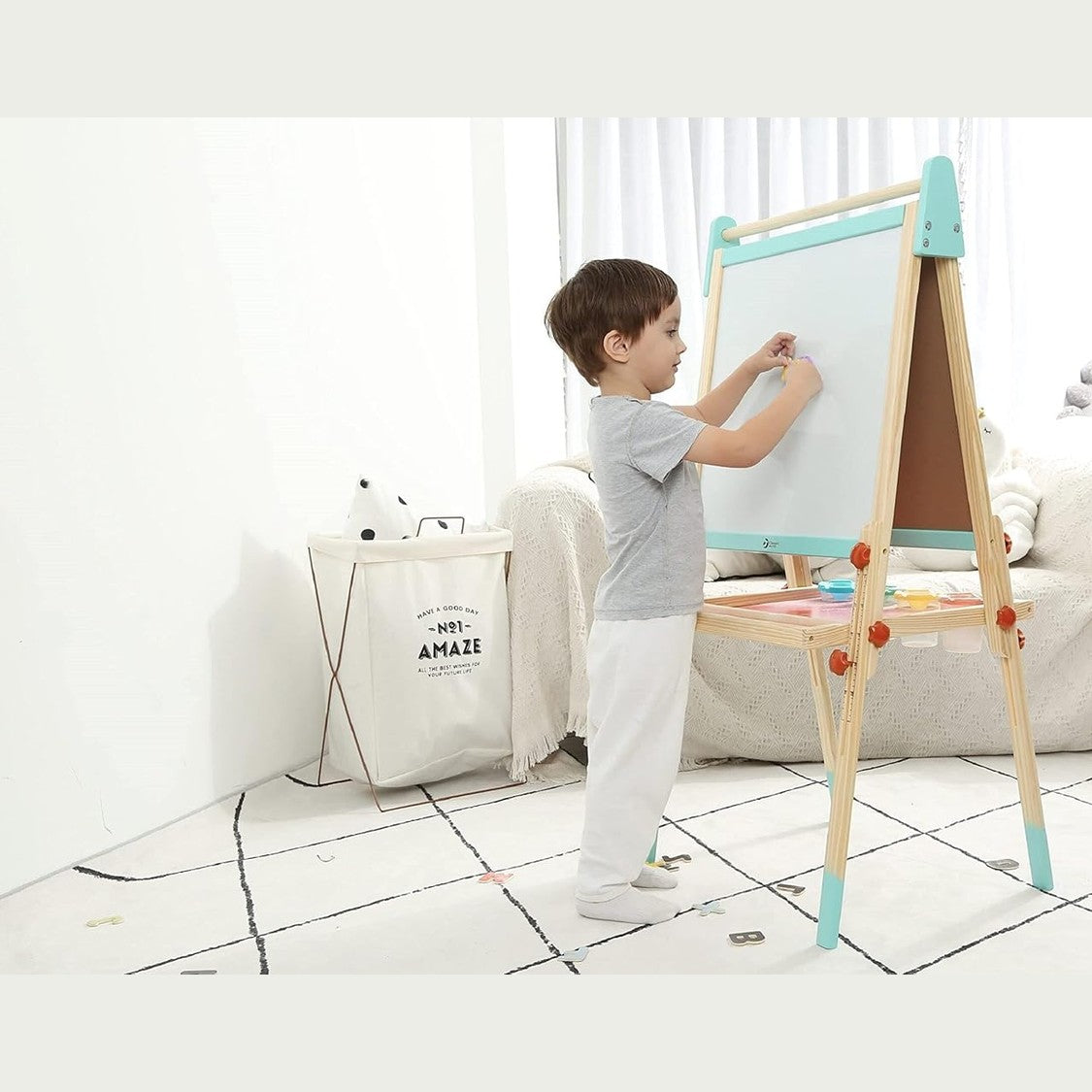 Classic World Wooden Double-Sided Multi-Functional Art Easel by Classic World