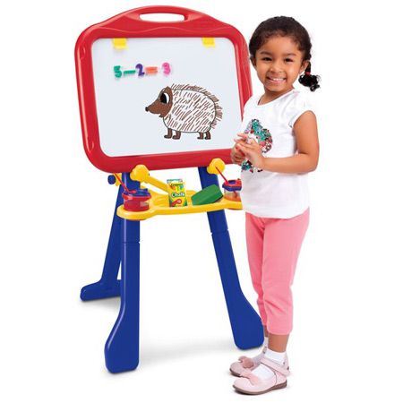 Crayola 4-in-1 Tripod Easel With Dry-Erase Board & Chalkboard by Crayola