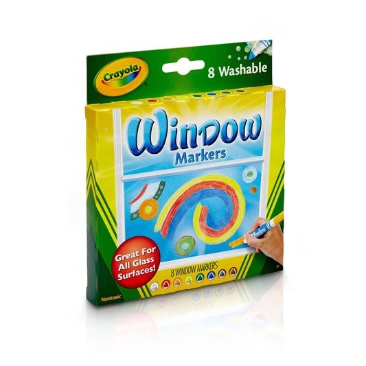 Crayola 8 count Washable Window Markers by Crayola
