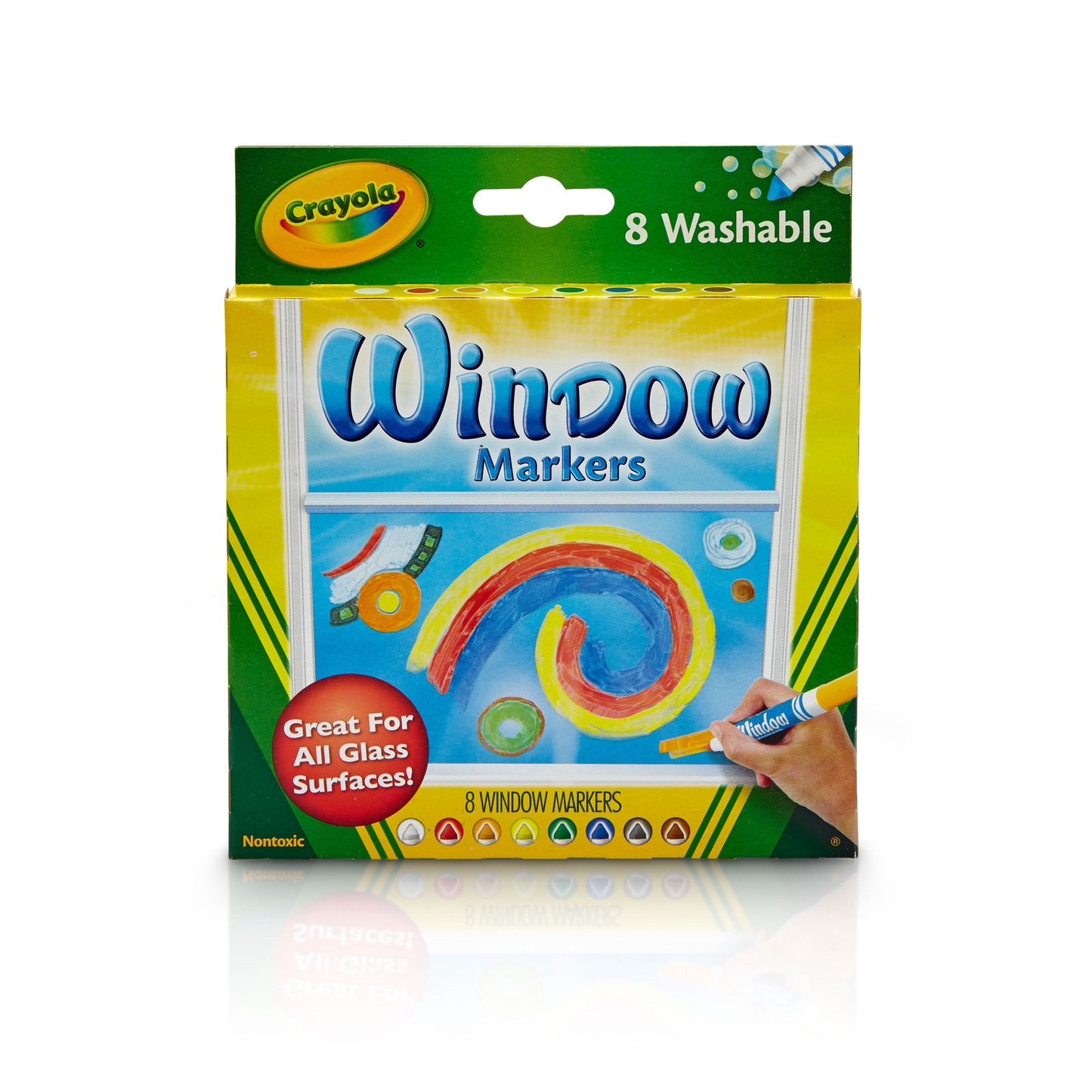 Crayola 8 count Washable Window Markers by Crayola