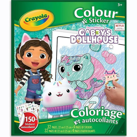 Crayola - Colour & Sticker - Gabby's Dollhouse by Crayola