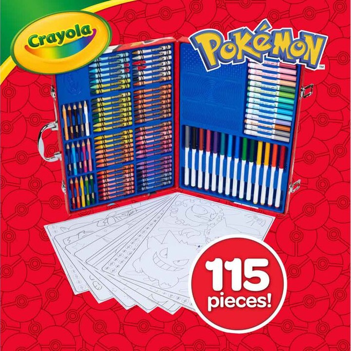 Crayola Imagination Art Set, Pokemon, 115 pieces by Crayola