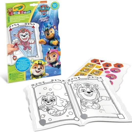 Crayola Paw Patrol Colour & Shapes Activity Book by Spin Master