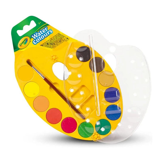 Crayola Watercolour Paint Palette, 12 Colours by Crayola