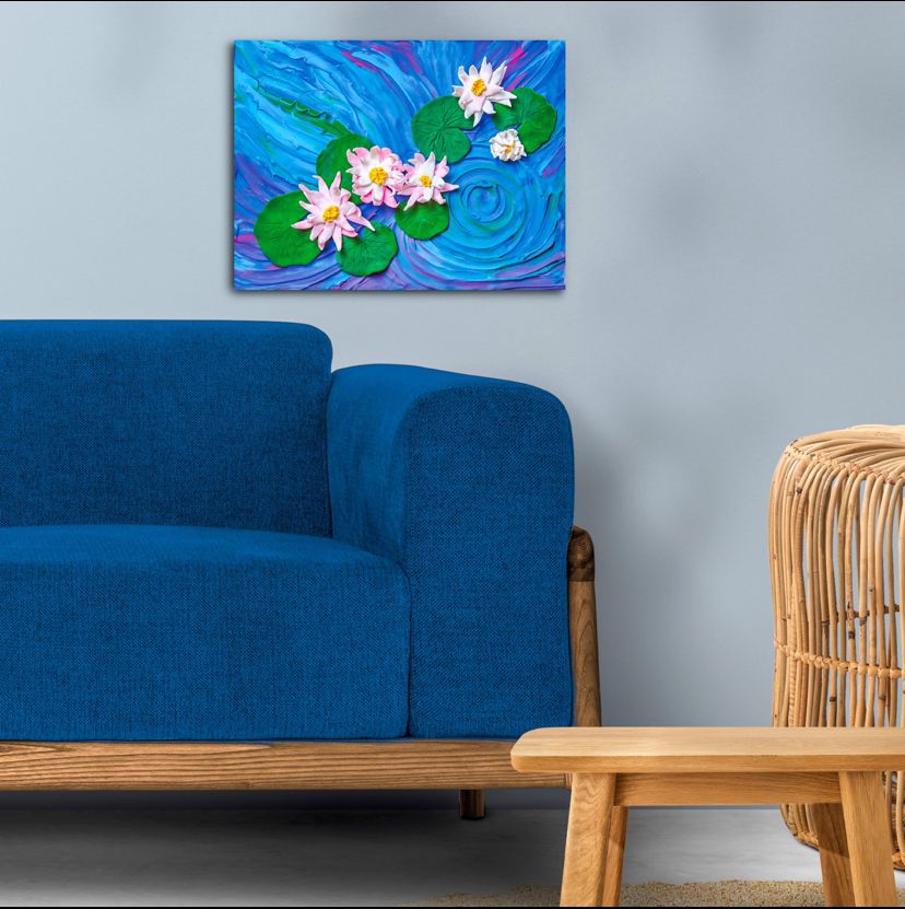 Creative SET " Water lilies " ТМ ОКТО 30*40 сm 10003