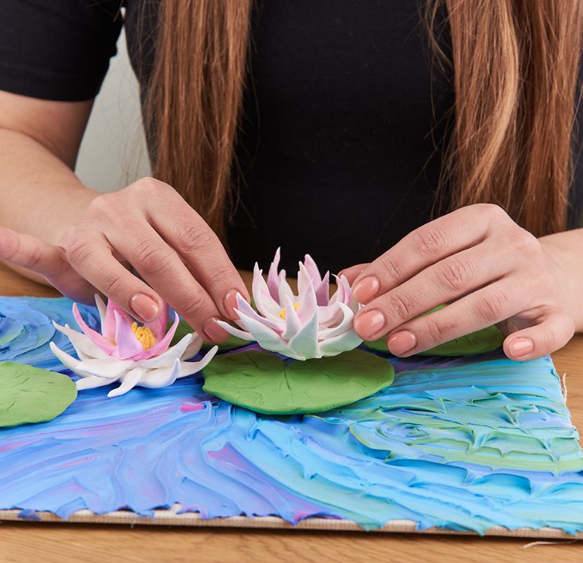 Creative SET " Water lilies " ТМ ОКТО 30*40 сm 10003