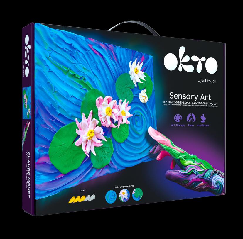 Creative SET " Water lilies " ТМ ОКТО 30*40 сm 10003
