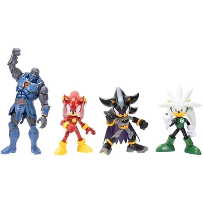 DC x Sonic Power vs Speed Action Figure Multipack by JAKKS Pacific