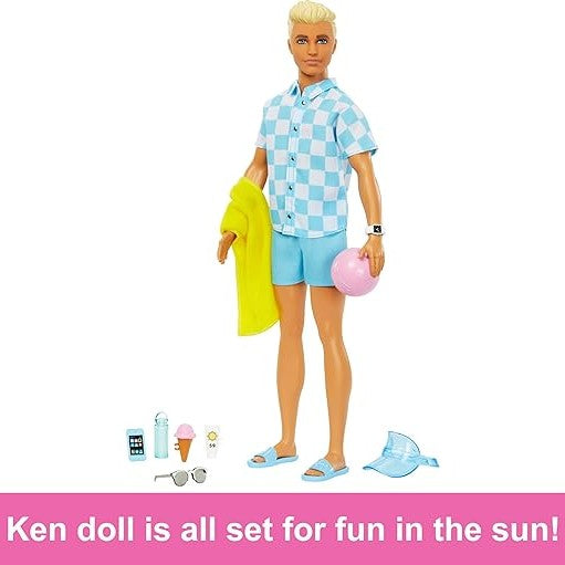 DELUXE KEN BEACH DOLL by Mattel