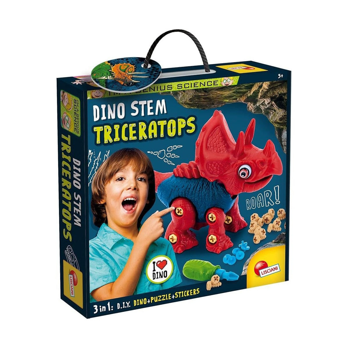 DINO STEM TRICERATOPS by Lisciani