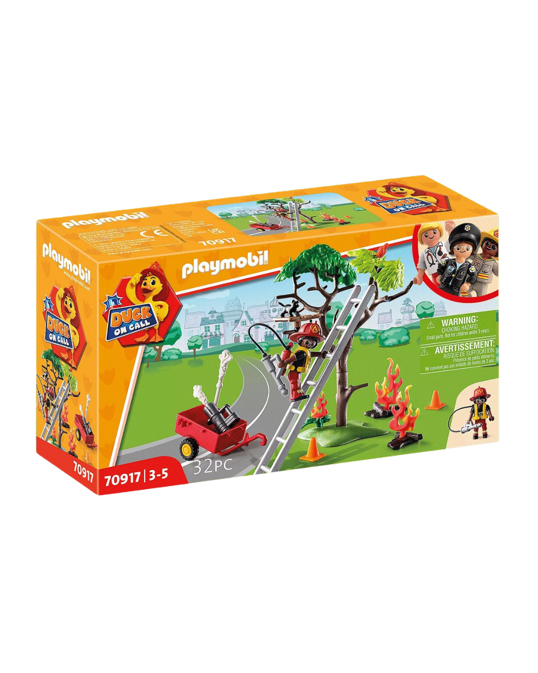 Playmobil DUCK ON CALL - Fire Rescue Action: Cat Rescue (70917)