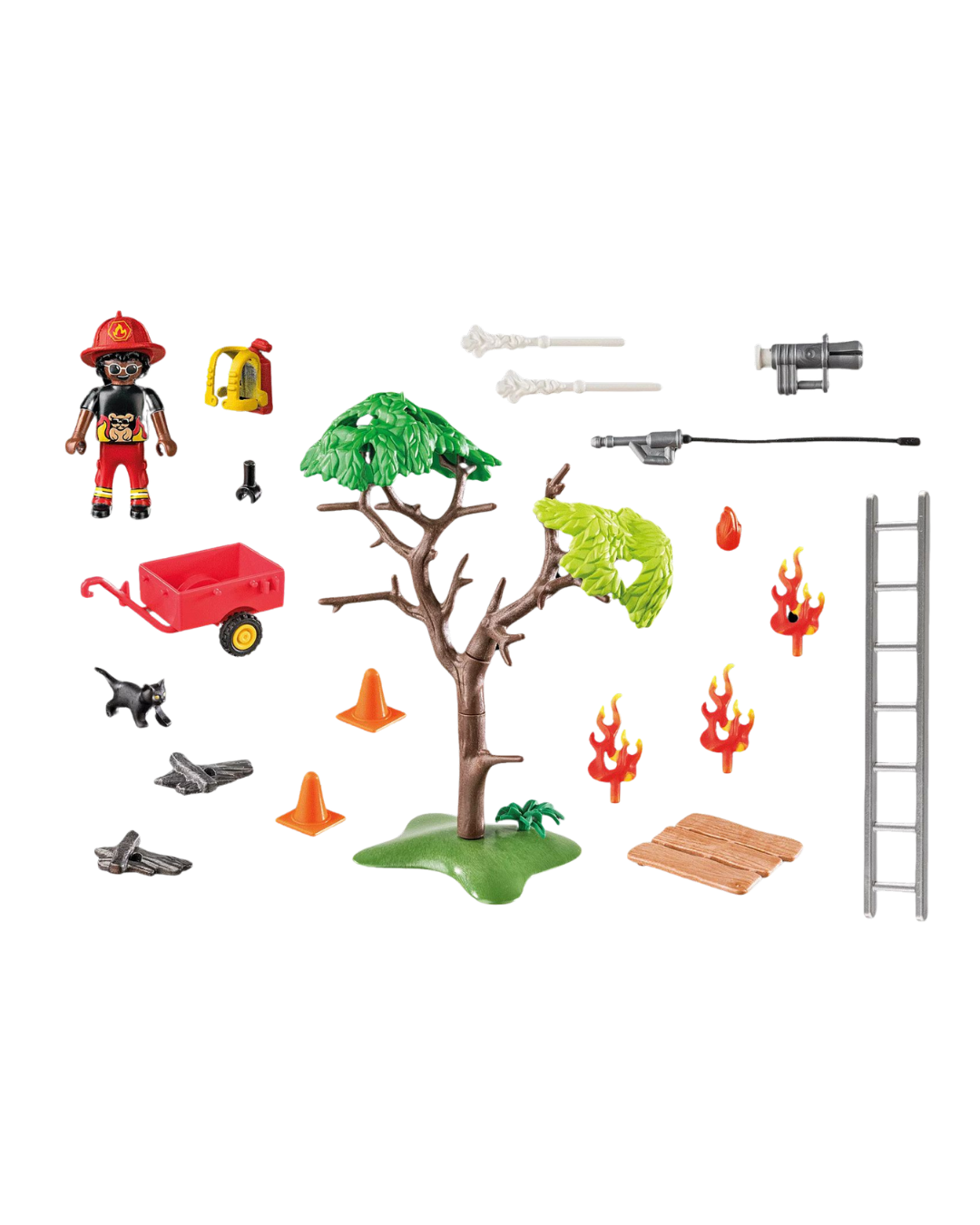 Playmobil DUCK ON CALL - Fire Rescue Action: Cat Rescue (70917)