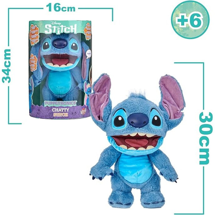 Disney Chatty Stitch/Angel - Deluxe Puppetronic by WOW!