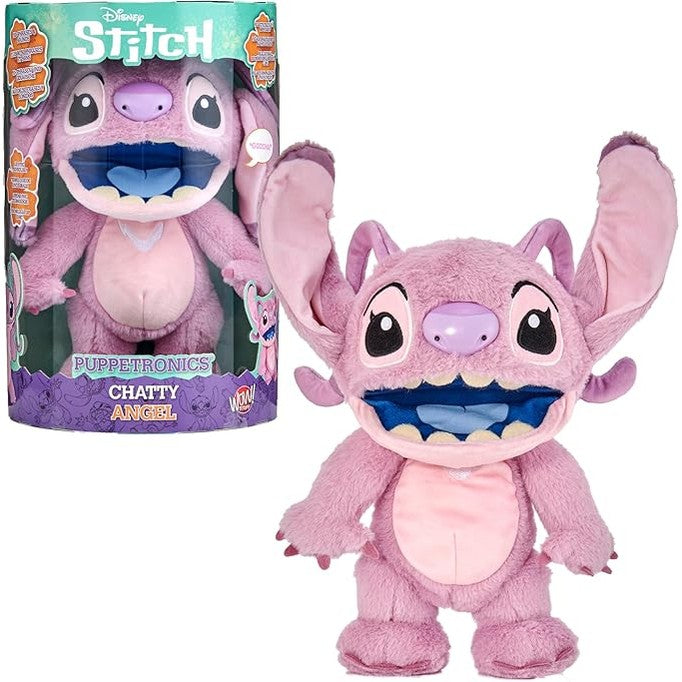 Disney Chatty Stitch/Angel - Deluxe Puppetronic by WOW!