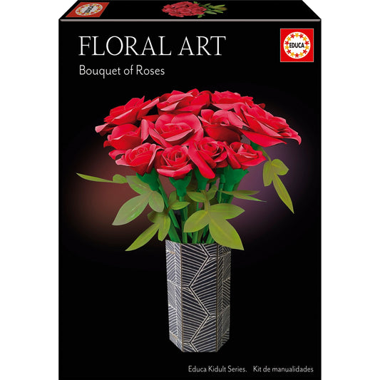 EDUCA - Bouquet Roses Floral Art by Educa