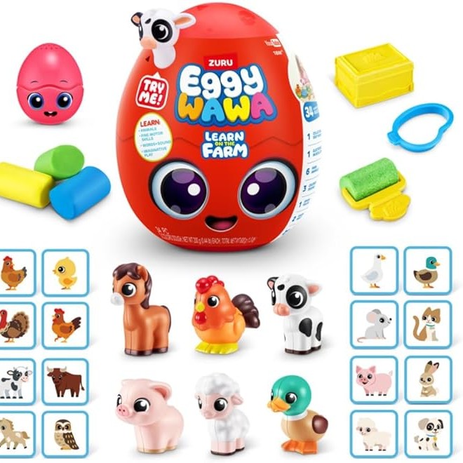 EGGY WAWA LEARN ON THE FARM by ZURU