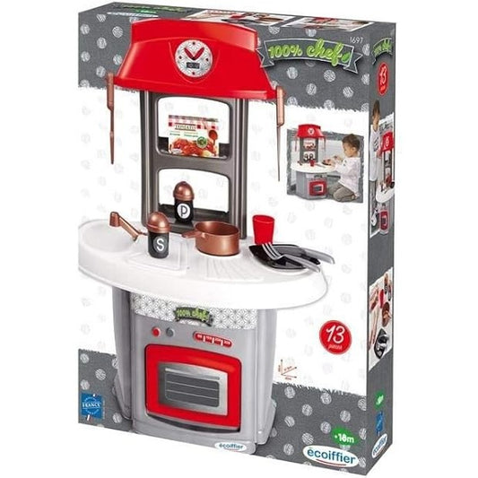 Ecoiffier Chef Italian Kitchen 13 Accessories