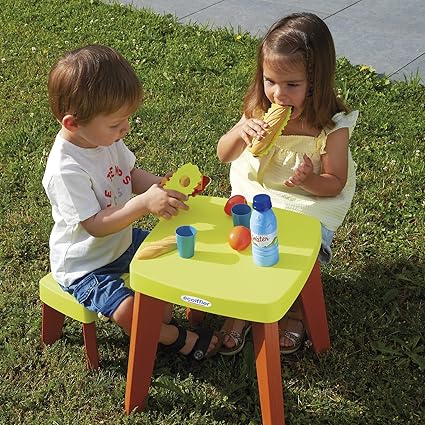 Ecoiffier Picnic Table Set and Stool by Ecoiffier