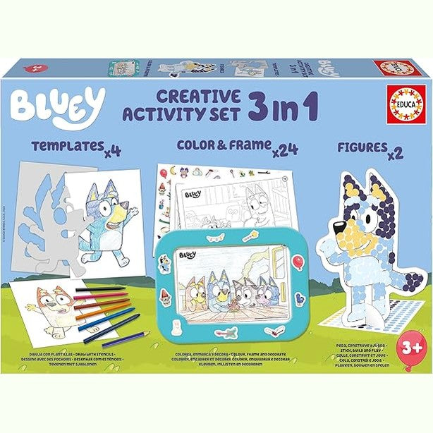 Educa - Bluey 3-in-1 Creative Set by Educa