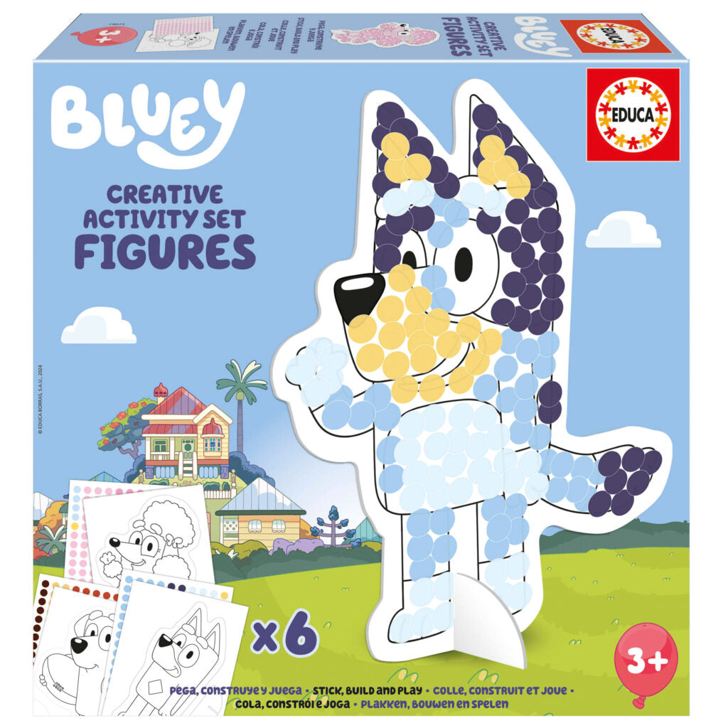 Educa - Bluey “Creative Activity Set” Figures by Educa