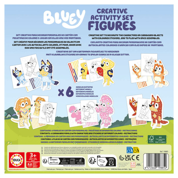 Educa - Bluey “Creative Activity Set” Figures by Educa