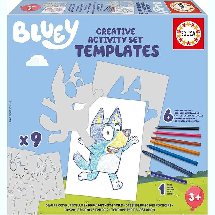 Educa - Bluey Creative Set Templates by Educa