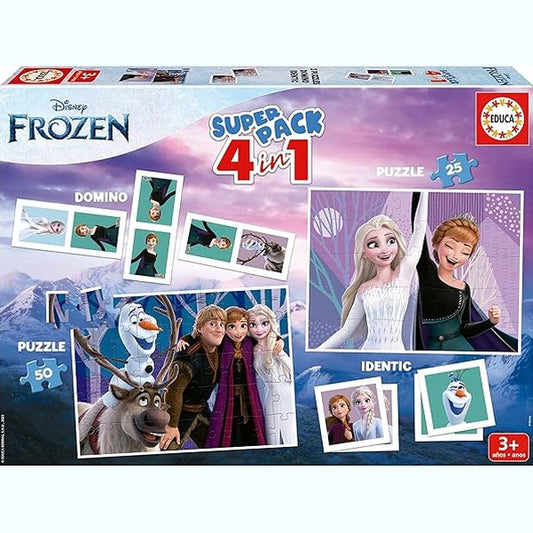 Educa - Frozen Superpack 4-in-1 by Educa
