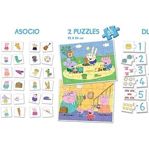 Educa - Peppa Pig SuperPack Multi Games: 4 in 1 by Educa