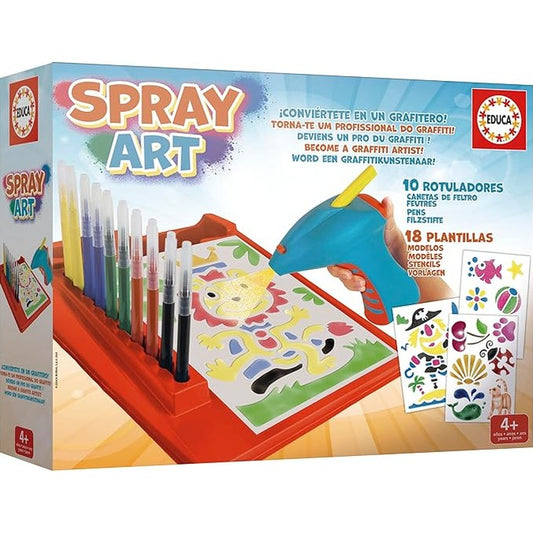Educa - Spray Art Create Drawings with Automatic Airbrush by Educa