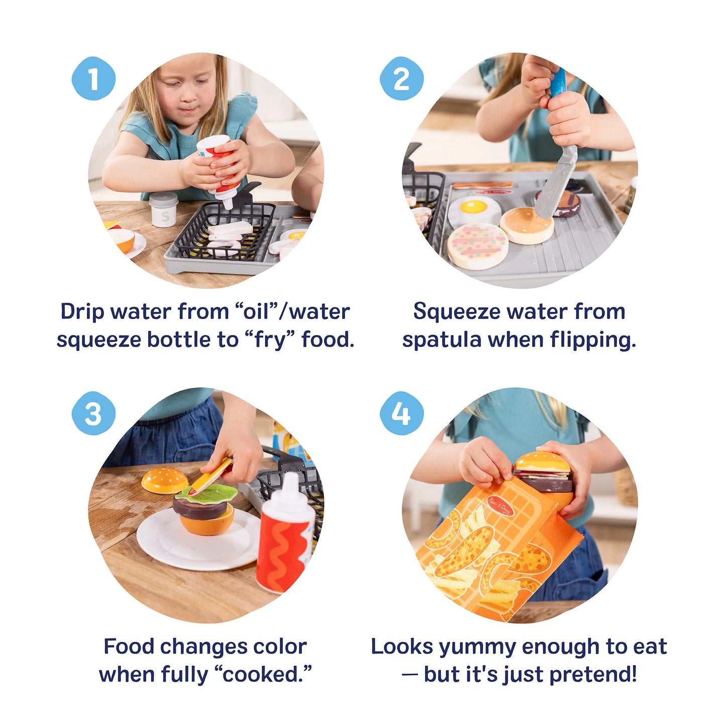 FLIP & FRY GRILL PLAYSET by Melissa & Doug