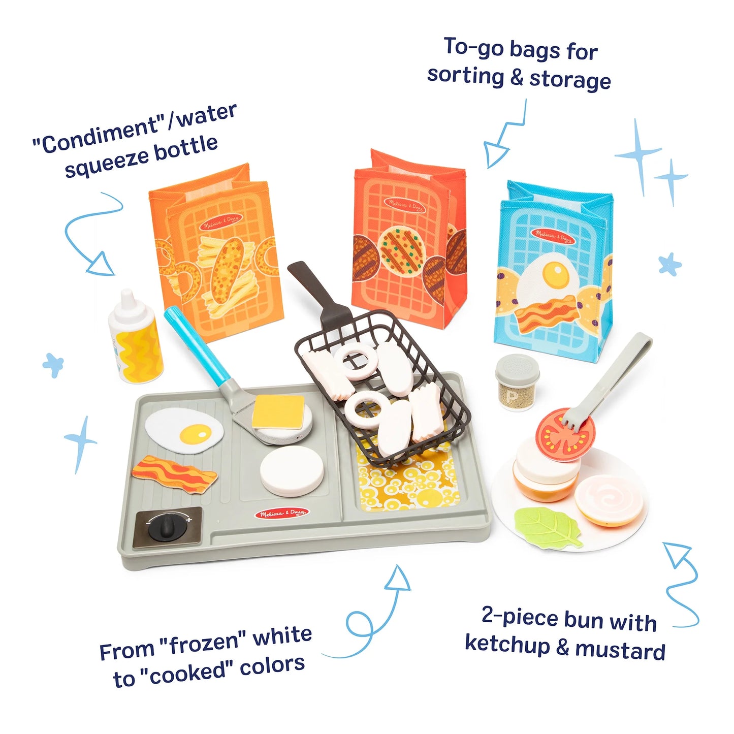 FLIP & FRY GRILL PLAYSET by Melissa & Doug